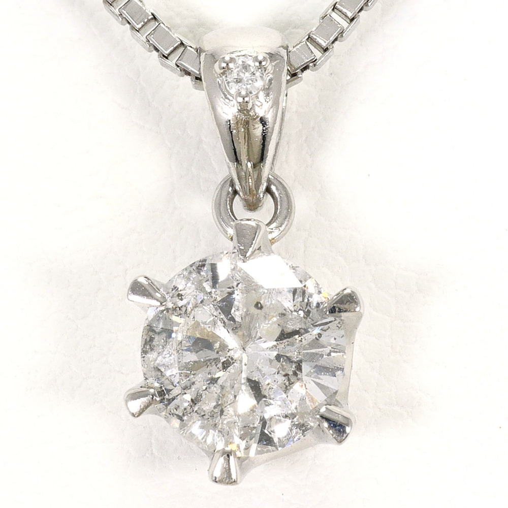 VINTAGE Silver Diamond Necklace